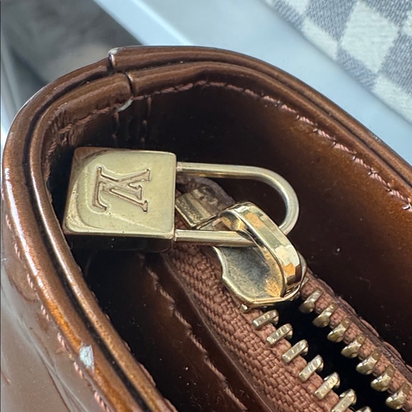 Louis Vuitton Brown Patent Leather Tote - Picture 14 of 16